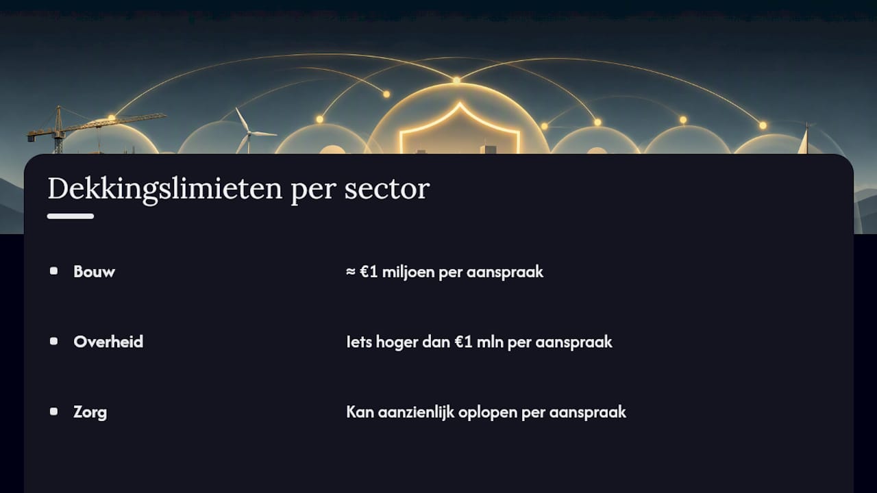 Vergelijking van verzekeringsdekking per sector