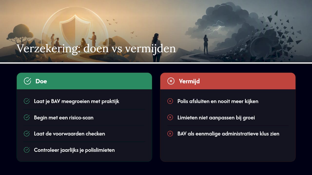 Wat coaches structureel verkeerd inschatten bij verzekeren — overview diagram