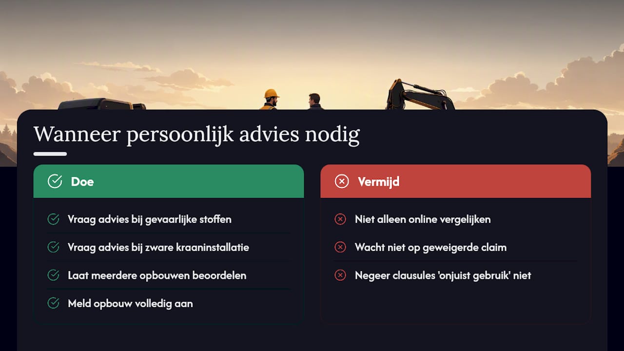 Wanneer heb je écht persoonlijk verzekeringsadvies nodig? — overview diagram