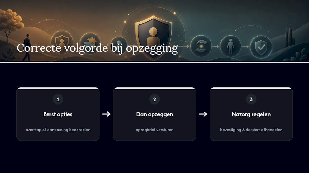 Wat de meeste ondernemers over het hoofd zien bij opzegging — overview diagram
